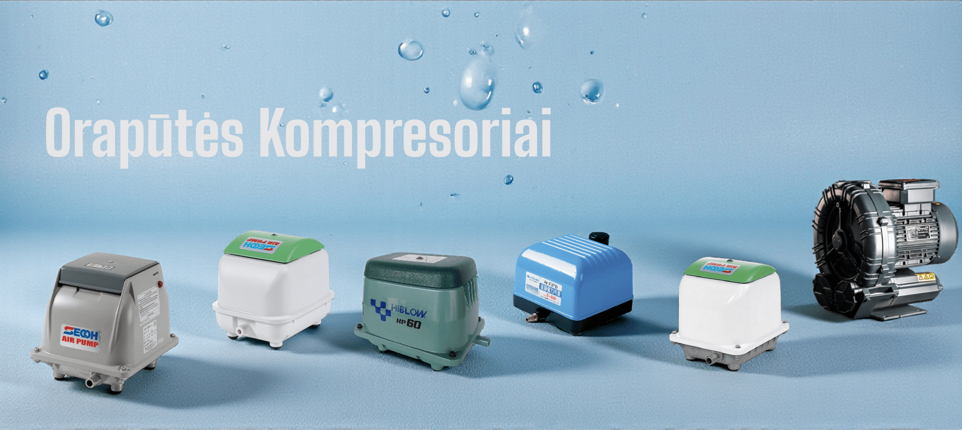 Orapūtės kompresoriai